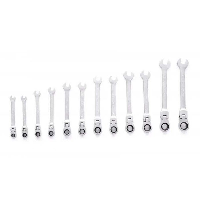 Набір ключів 12 штук 8-19 мм Kraft&Dele KD11304 ріжково-накидні