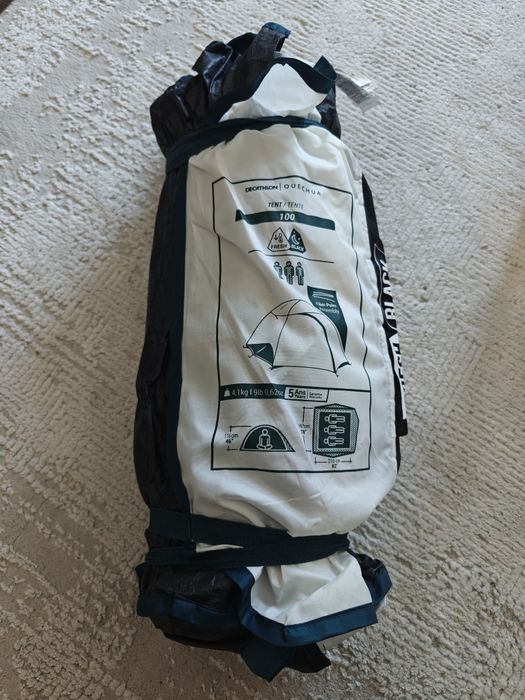 Namiot kempingowy Quechua MH100 Fresh & Black - dla 3 osób