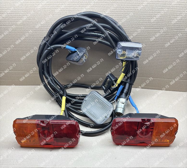 Електропроводка на прицеп з фонарями ліхтарями задніми діодними LED