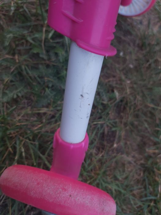 Rowerek pchacz różowy