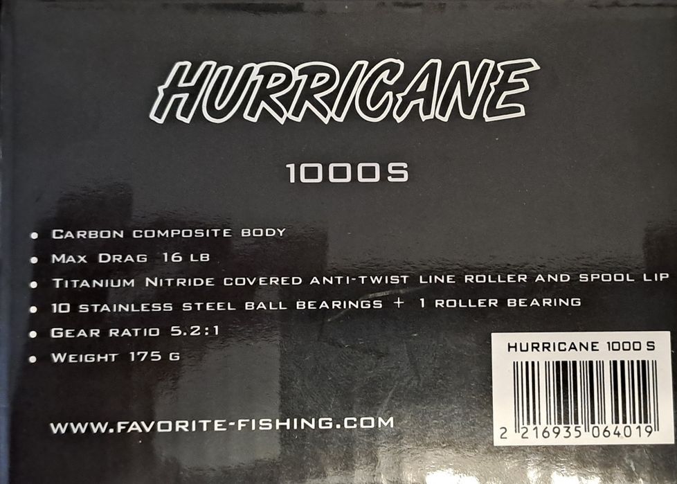 Kołowrotek Favorite HURRICANE 1000S