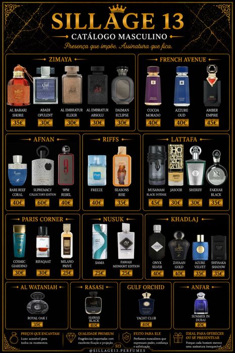 Perfumes Arabes Masculinos