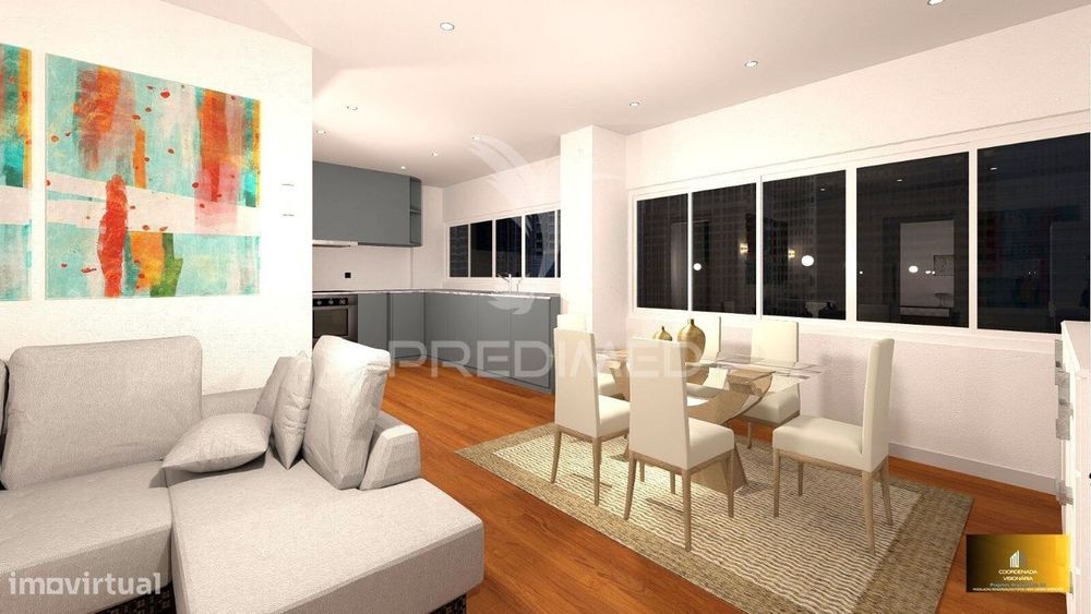 T2 Totalmente Remodelado | 8º Andar com Vista Rio — Alto Do Seixalinho, Santo André E Verderena, Setúbal