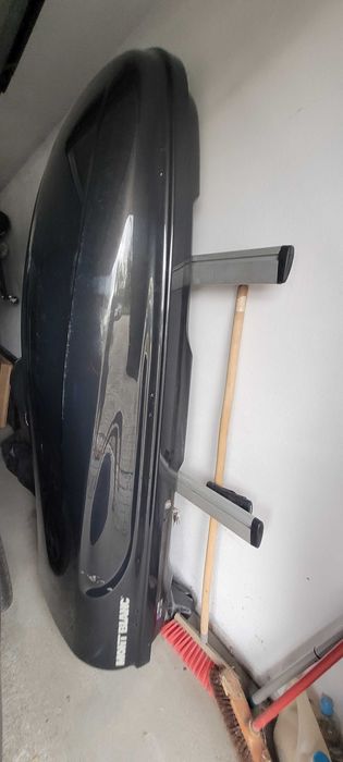Box  dachowy Mont Blanc Triton 450 + bagażnik belki poprzeczne Thule