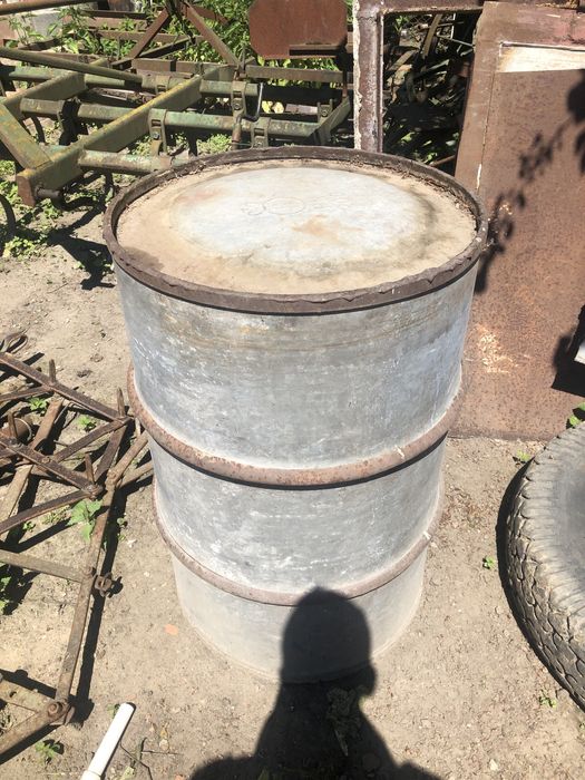 Beczki 3 sztuki! Ocynkowane wzmacniane ranty