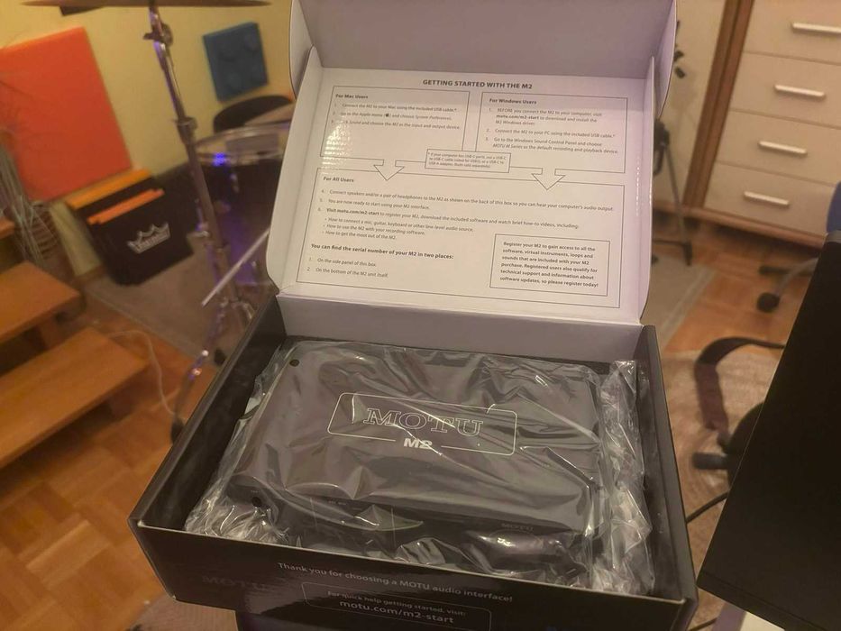 MOTU M2 - interfejs audio