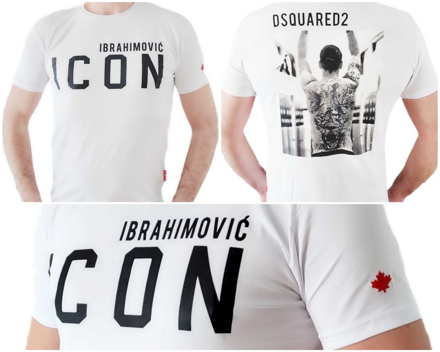 Icon Koszulka T-shirt męski Dsquared2 Ibrahimowić