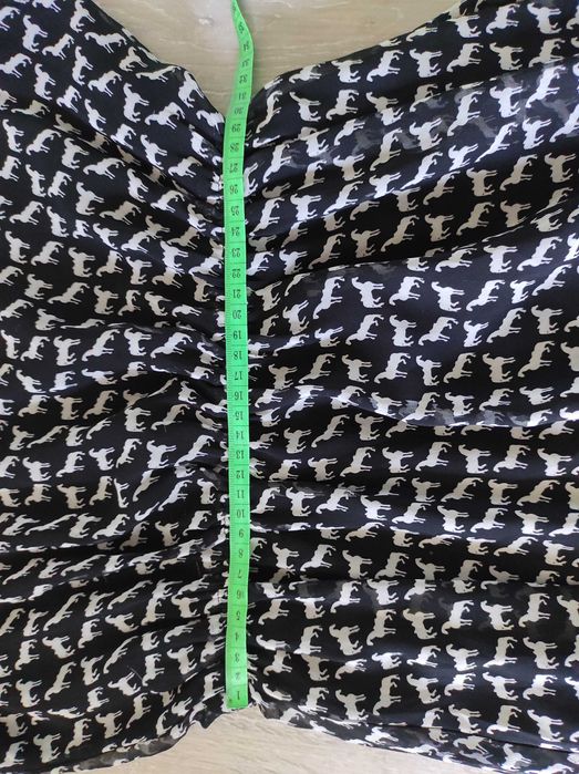 Sukienka letnia czarno biała