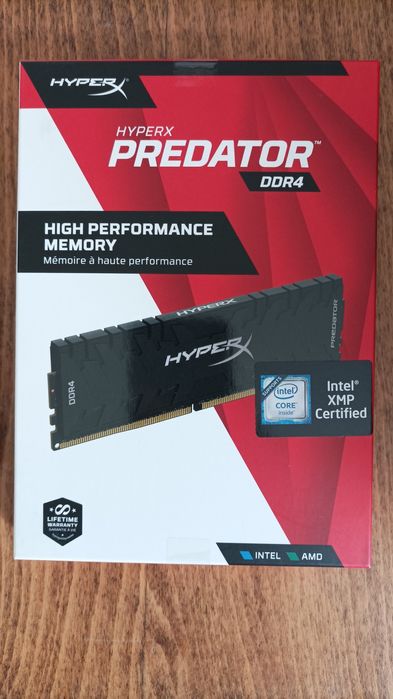 Kingston DDR4 16Gb 3600 mhz HyperX Predator (intel, Amd)