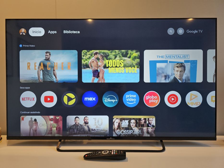 Smart TV 4K 50 polegadas, super nova, Android, Google TV63825800755075122