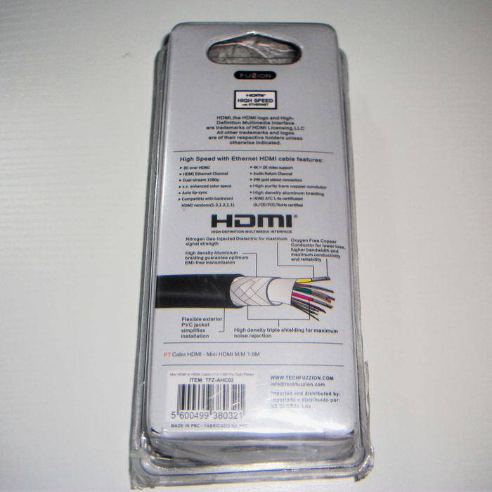 Tech Fuzzion (HDMI to Mini HDMI) 1,8M