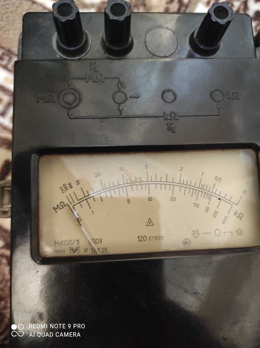 Мегаомметр времён ссср рабочий