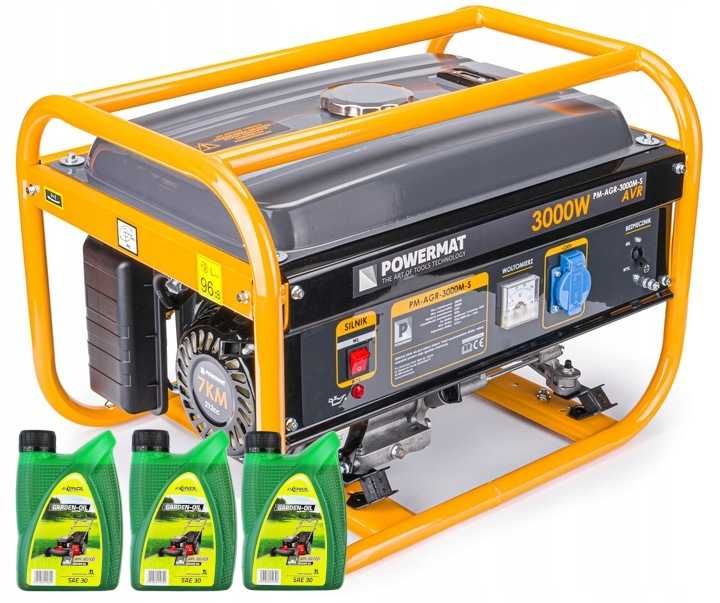 Agregat prądotwórczy generator prądu MOCNY 3000W AVR 7HP 230V