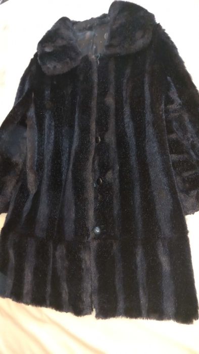 Futro czarne kozuch