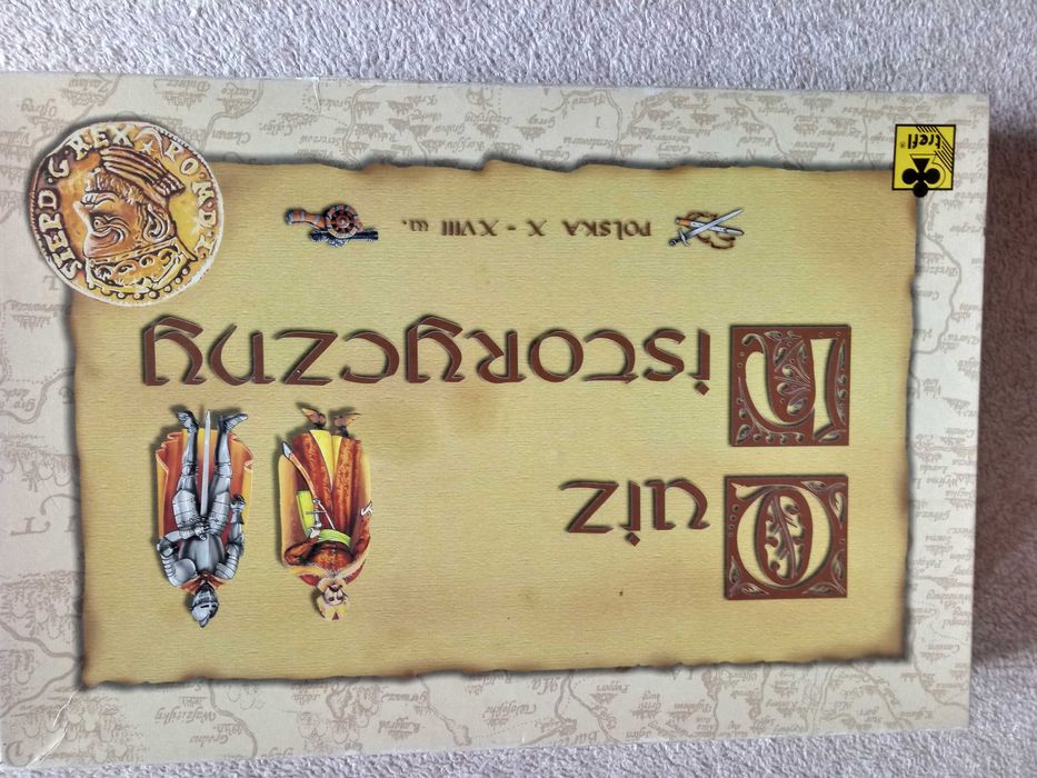 Quiz historyczny gra planszowa