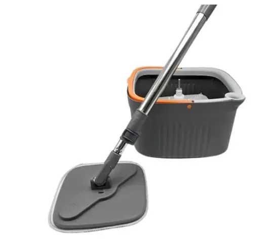 Квадратна швабра з відром та автоматичним віджимом на 6л