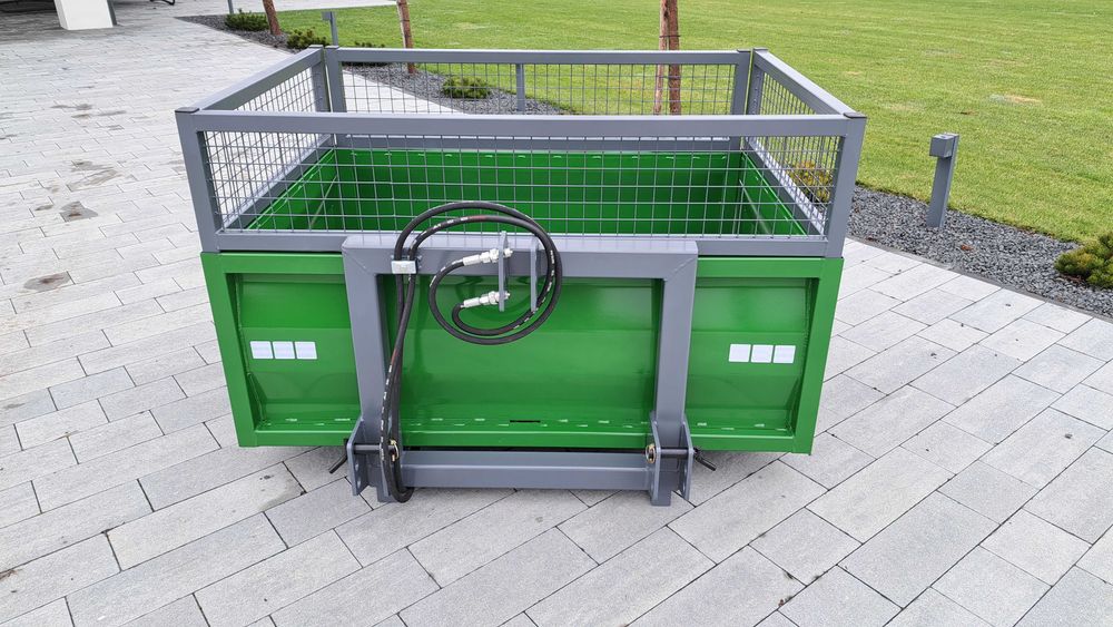 skrzynia transportowa na tył ciągnika tylny TUZ kiper hydrauliczny