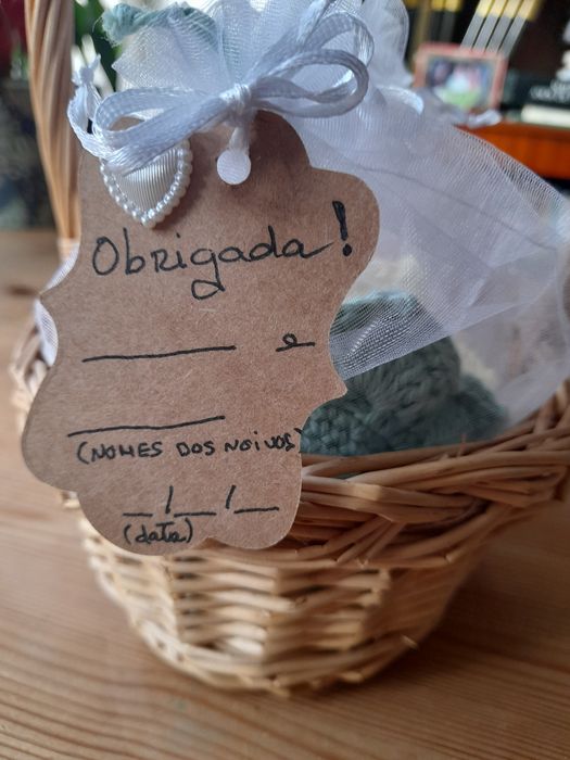 Lembranças de casamento artesanais  em croché - Fios de Luar