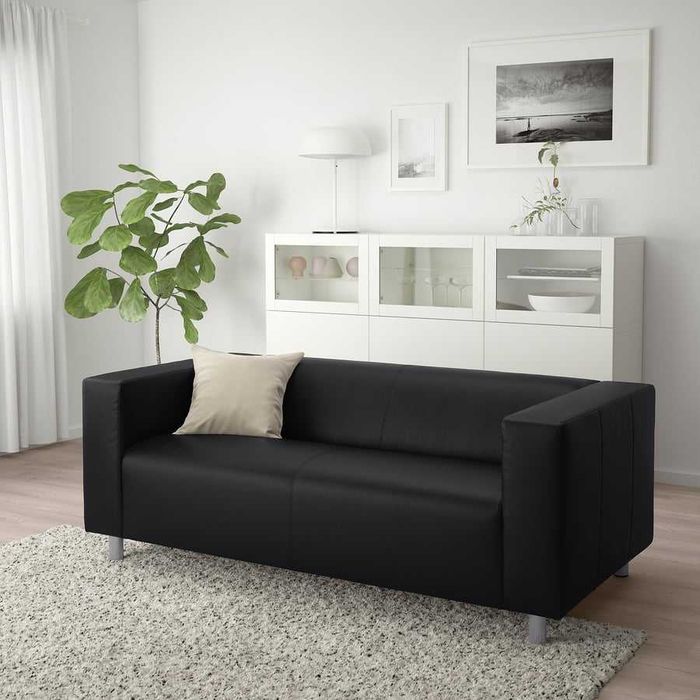Sofa skórzana Ikea czarna