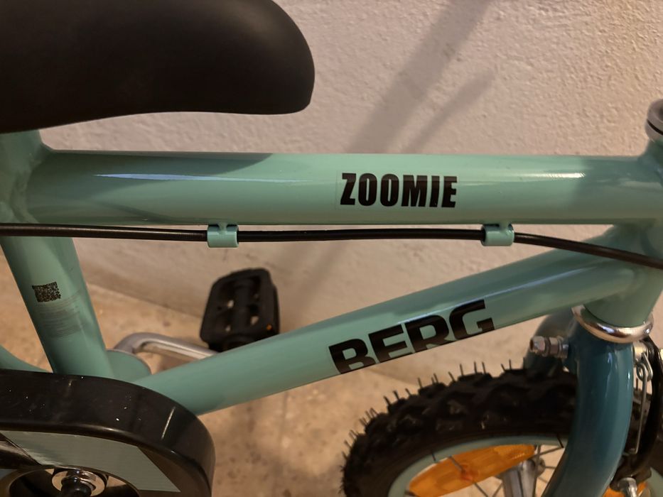 Bicicleta Criança Zoomie Roda 12'' 3-5 Anos Azul BERG