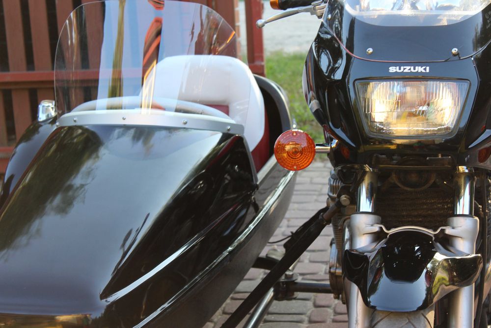 Suzuki - Motocykl z wózkiem bocznym - super stan - pilne