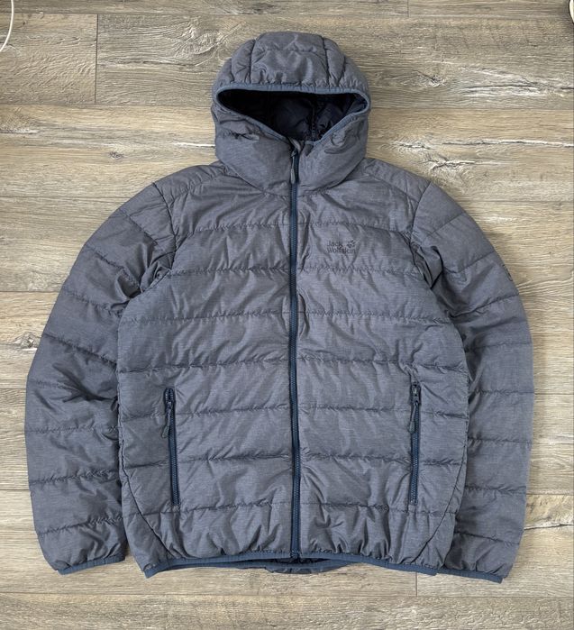 Kurtka Jack Wolfskin Stormlock lekka puchowa Męska L szara