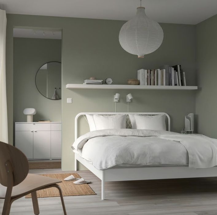 Cama Nesttun*IKEA + colchão*COLMOL + estrado