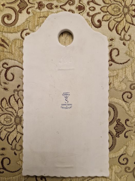 China blau Tuppack Tiefenfurt. "Deska" śniadaniowa