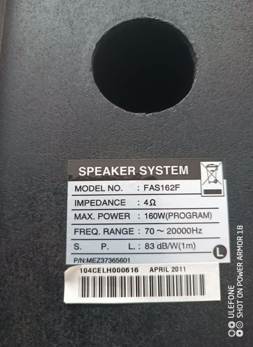 Mini wieża LG FA162 2x160 WATT