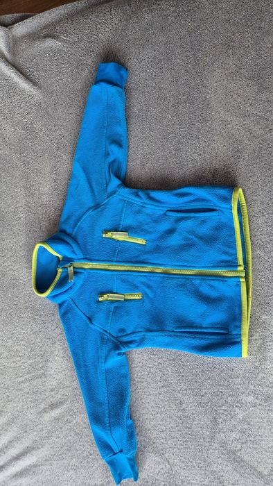 Bluza z polaru błękitna dziecięca