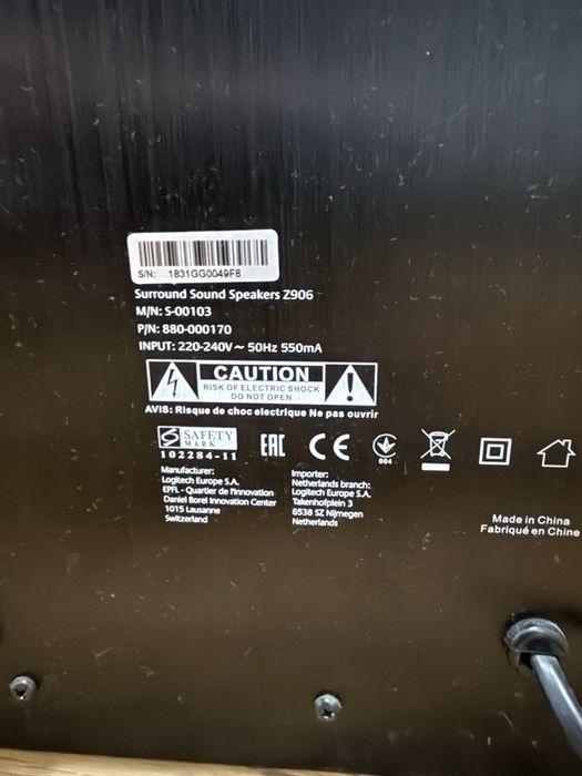 Logitech Z906 Zestaw Głośników 5.1