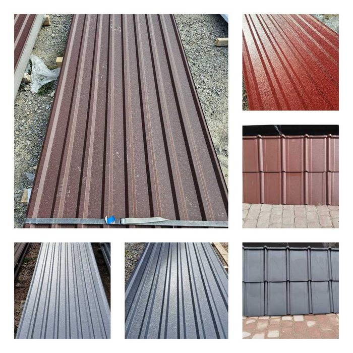 blacha t18 brąz ral 8017 mat, na dach, garaż, dobra cena