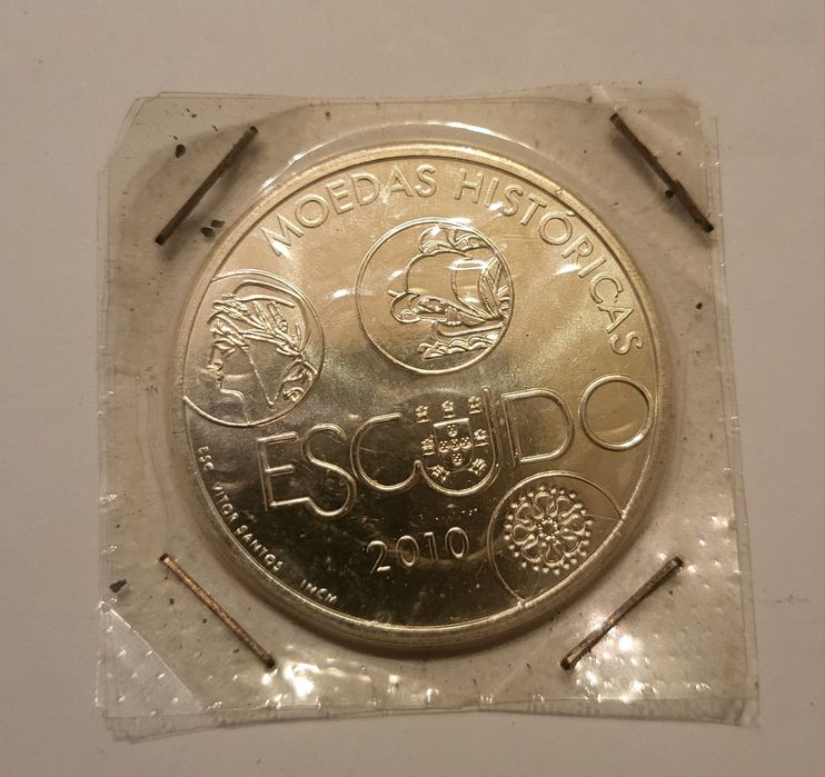lote de 8 moedas comemorativas portugal INCM-PRATA-NOVAS EM ALVEOLO