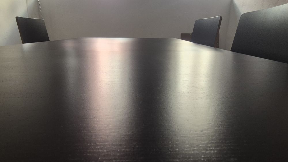 Mesa preta extensivel Ikea 200×80 para cozinha/sala/escritorio