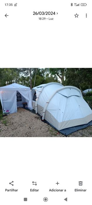 Tenda Air Seconds 6,3 fresh&black 6 pessoas