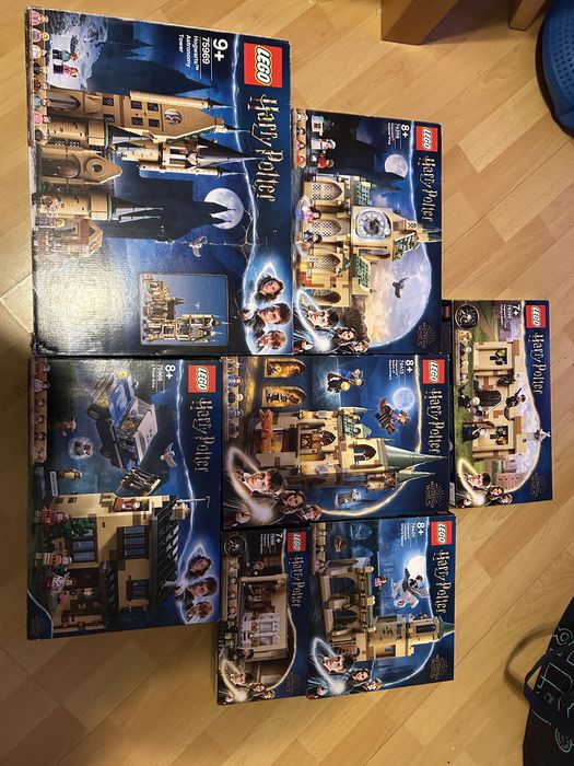 7 zestawów LEGO + 3 figurki