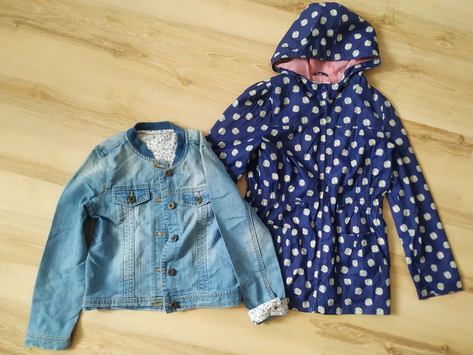 Куртка,плащ, джинсова 134-140