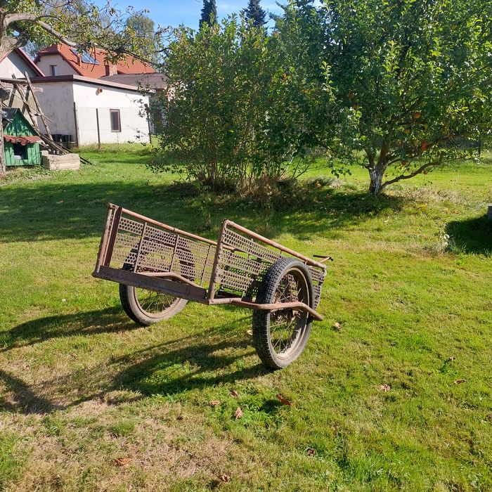 Przyczepka ogrodowa, dwukołówka