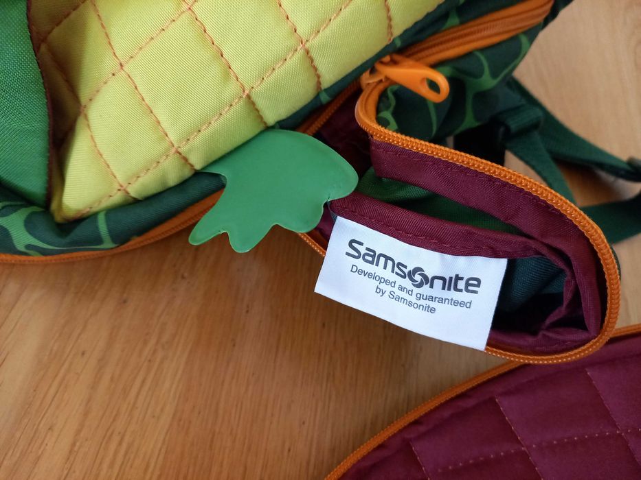 Walizka 50 cm i plecaczek Sammies by Samsonite krokodyl