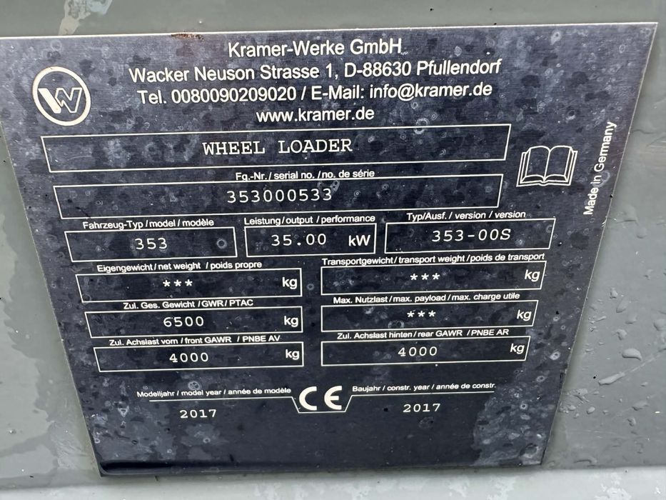 Ładowarka kołowa Kramer 5075