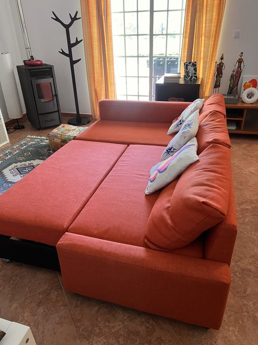 Sofa ikea laranja
