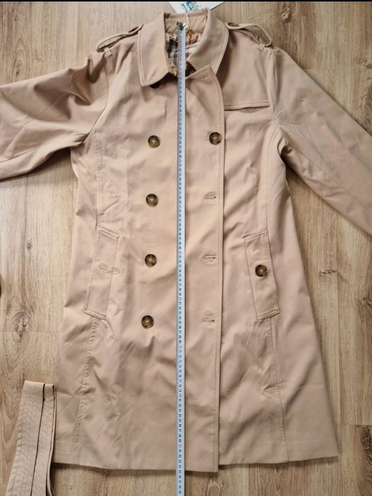 Nowy Beżowy trench a'la burberry 42