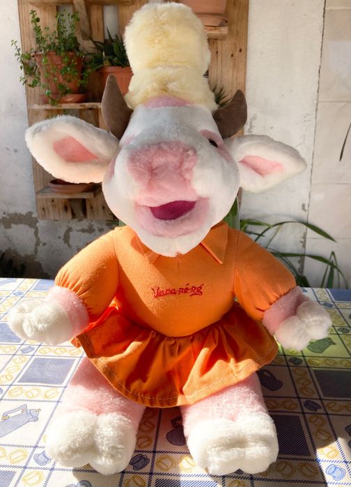Vaca-ré-ré peluche vintage anos 90