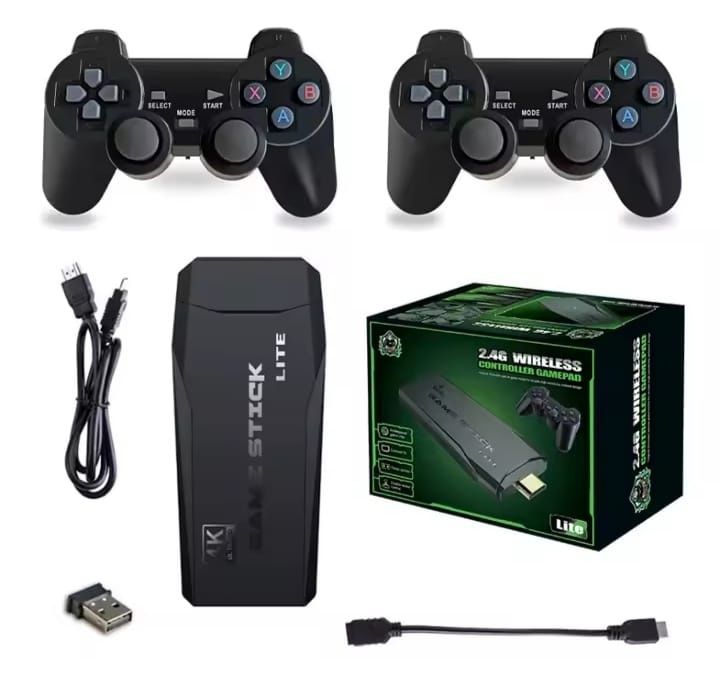 Consola de Jogos Retro Game Stick 4K Lite. Novas com garantia de fábri