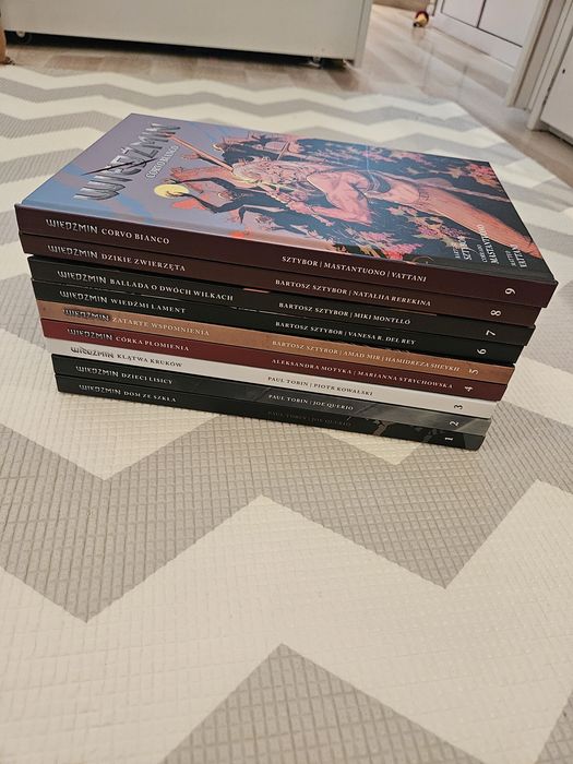 Kompletna seria komiksów - Wiedźmin 1-9