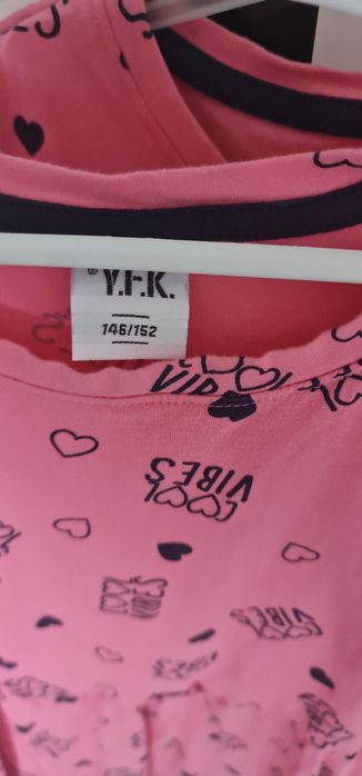 Sukienki dla bliźniaczek r.146