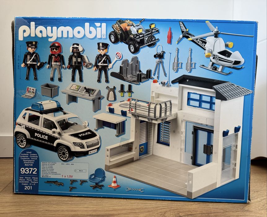 Playmobil 9372 policyjny radiowóz, samolot i quad