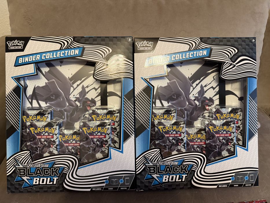 ETB e Binder Black Bolt mais 4 packs destined Rivals