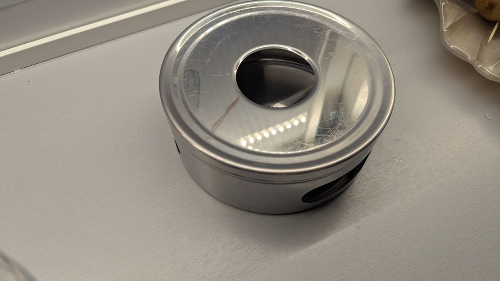 Zaparzacz dzbanek do herbaty na świeczkę