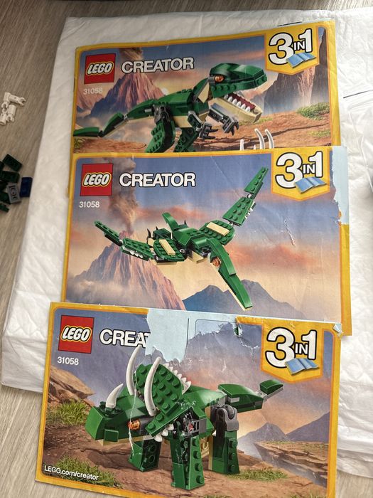 Продам конструктор lego creator 3in1 dino